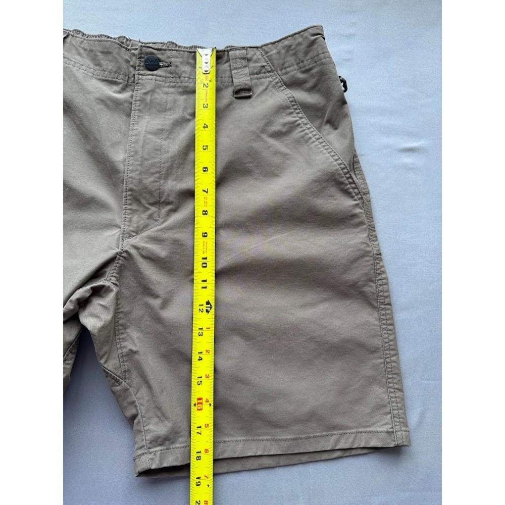 Wrangler Outdoor Shorts Men 36 Brown Performance Stretch‎ Pockets Hiking Casual - Picture 7 of 14